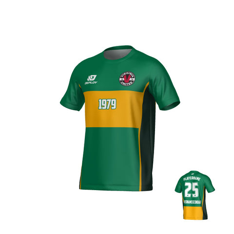 VIRGINIA UNITED SUMMER - SHIFT - GREEN & GOLD