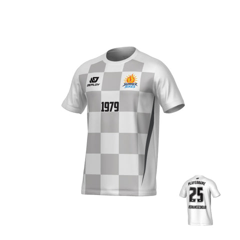 SUTHERLAND SHIRE FA SUMMER - CHECKERS - WHITE