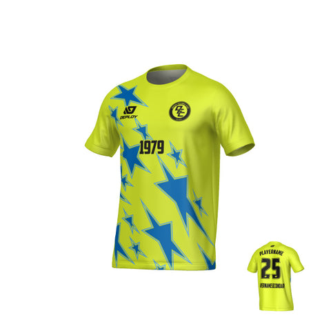 Stars Jersey - Neon Yellow