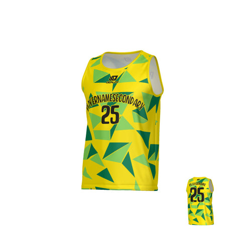 Shards Sports Singlet - Yellow