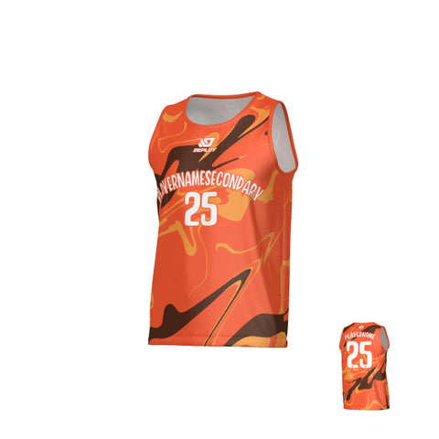 Marble Sports Singlet - Orange