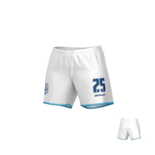 Girls With Goals - Womens Shorts - White