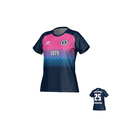 Echo Womens Jersey - Navy & Pink