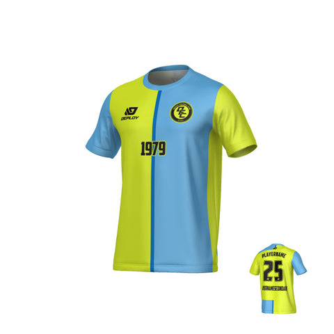 Split Jersey - Neon Yellow