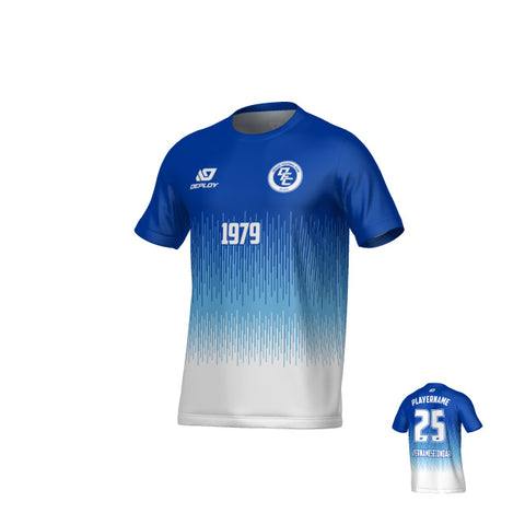 Fade Jersey - Royal Blue & Sky Blue