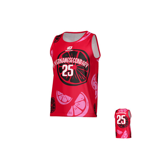 Oranges Sports Singlet - Red