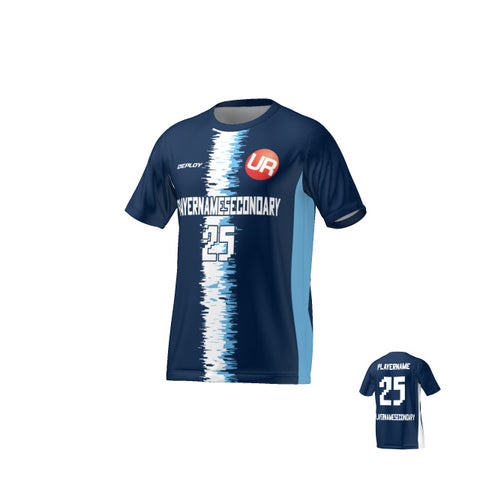 URBAN REC - FLIGHT JERSEY STATIC STRIPE - NAVY