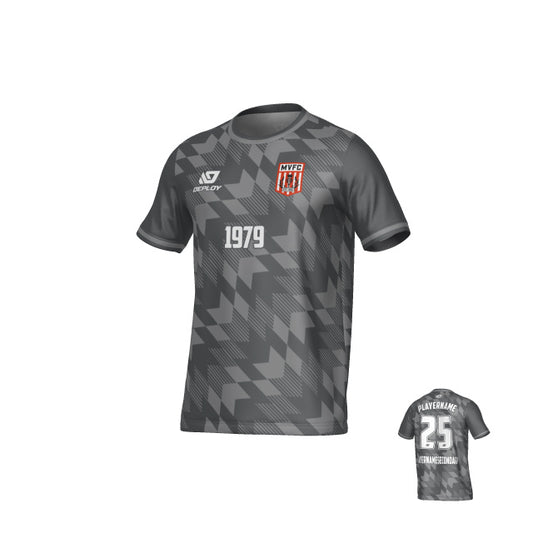 MOSS VALE FC SUMMER - LEAVES - GREY