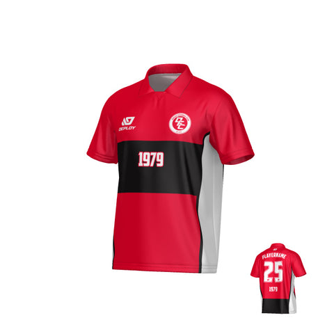 Shift Collared Jersey - Red