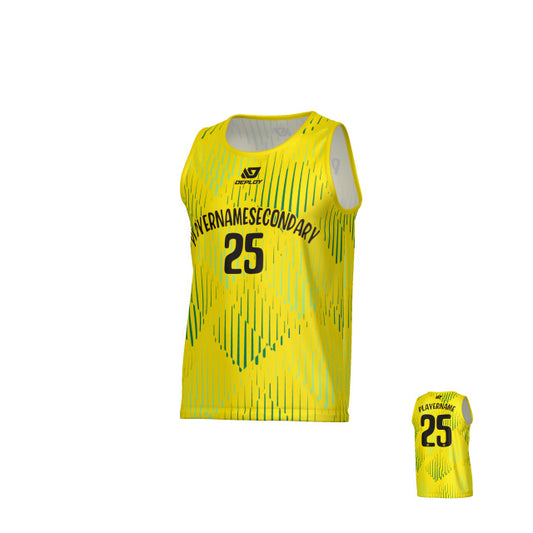 Drips Sports Singlet - Yellow