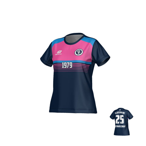 Horizon Womens Jersey - Navy & Pink