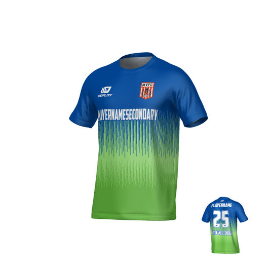 MOSS VALE FC SUMMER - FADE - BLUE/GREEN