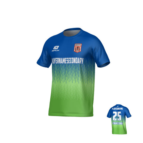 MOSS VALE FC SUMMER - FADE - BLUE/GREEN