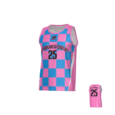 Checkers Sports Singlet - Pink