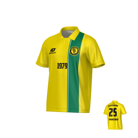 Edge Collared Jersey - Yellow