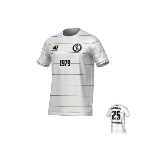 Grid Jersey - White