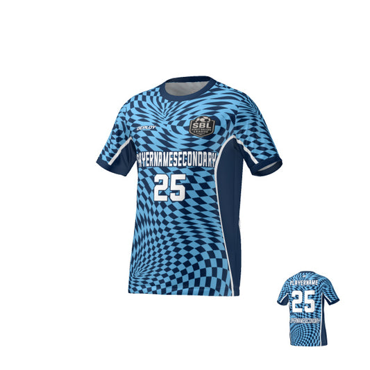 Street Ballers League - Flight Jersey Warped- Navy