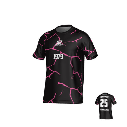 DUBBO 6s SUMMER - CRACKS BLACK AND FLURO PINK