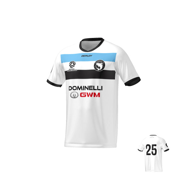 SUTHERLAND SHARKS FC - 2025 NPL AWAY JERSEY - Deploy Football - Australia's Best Footballs & Soccer Balls