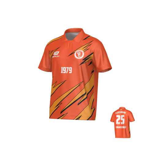 Sharp Collared Jersey - Orange