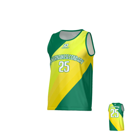 Sash Sports Singlet - Green