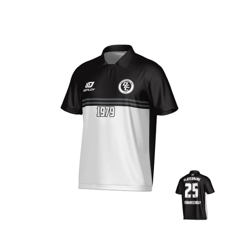 Summit Collared Jersey - Black