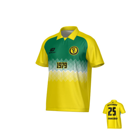 Echo Collared Jersey - Yellow