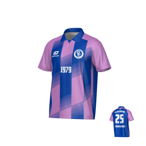 Vector Collared Jersey - Royal Blue & Purple