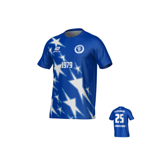 Stars Jersey - Royal Blue & Sky Blue