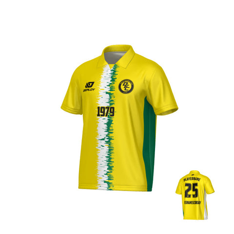 Rift Collared Jersey - Yellow