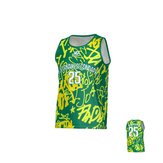 Tags Sports Singlet - Green
