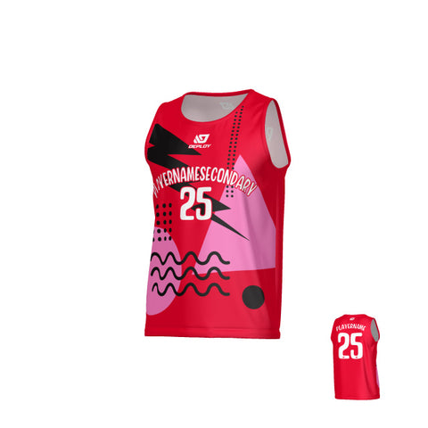 Nova  Sports Singlet - Red