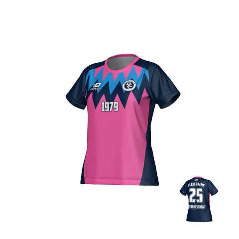 Carnival Womens Jersey - Navy & Pink
