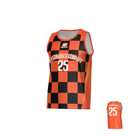 Checkers Sports Singlet - Orange