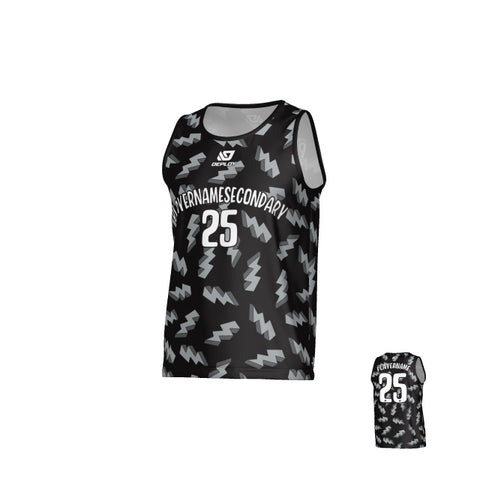 Lightning Sports Singlet - Black