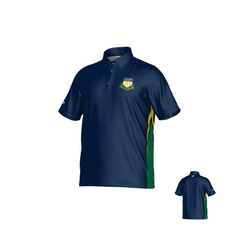 Lilli Pilli Public School Staff Polo - Navy Pattern - Unisex