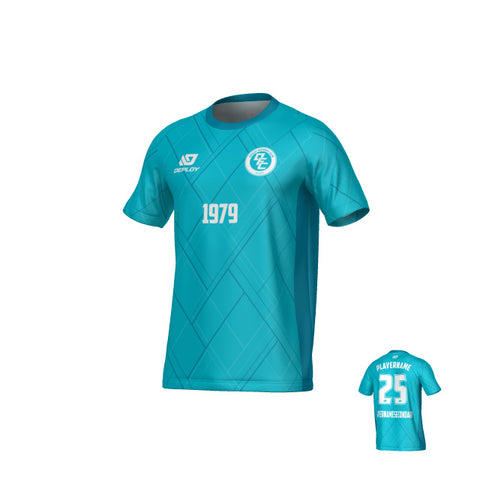 Plaid Jersey - Teal