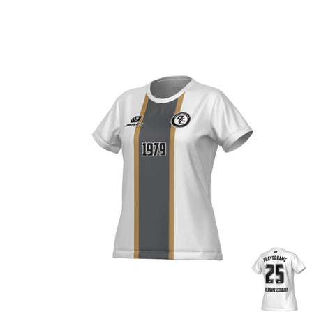 Stripe Womens Jersey - White