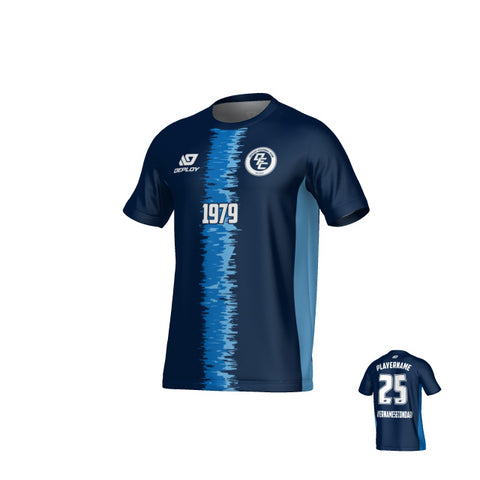 Rift Jersey - Navy & Sky Blue