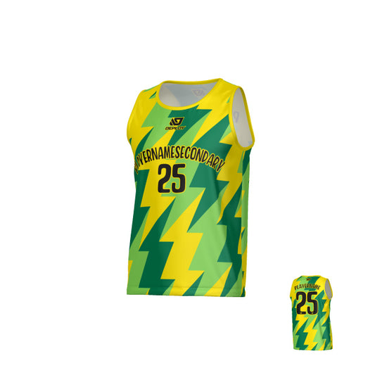 Bolts Sports Singlet - Yellow