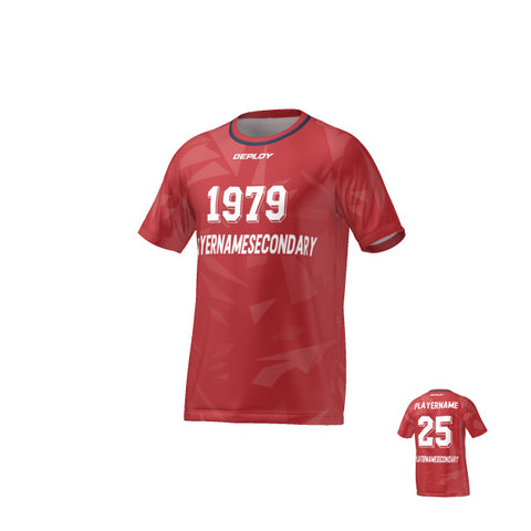 FLIGHT JERSEY 12 - RED - Deploy Football - Australia's Best Footballs & Soccer Balls