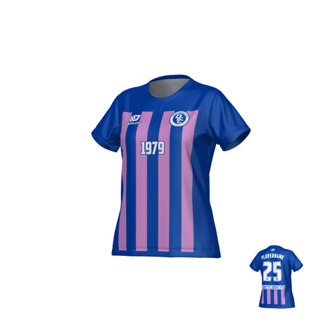 Bars Womens Jersey - Royal Blue & Purple
