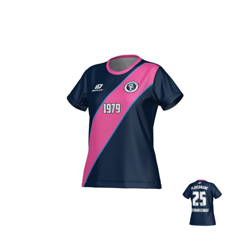 Sash Womens Jersey - Navy & Pink