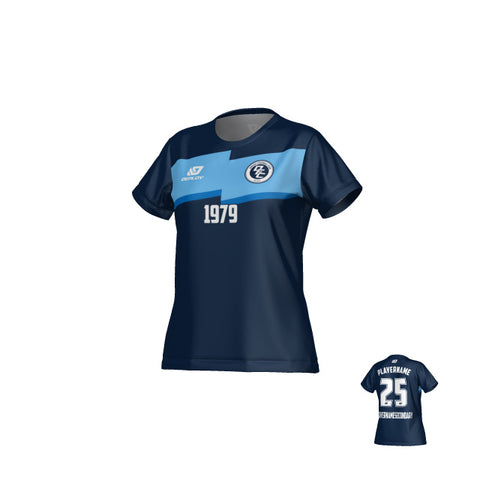Zag Womens Jersey - Navy & Sky Blue