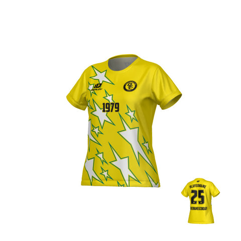 Stars Womens Jersey - Yellow