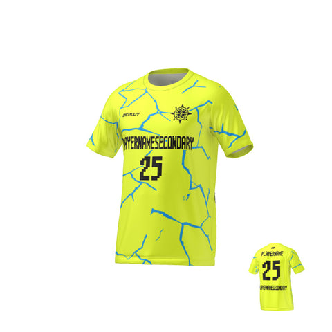Flight Jersey Cracks - Neon Yellow