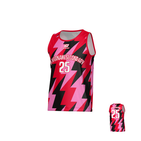 Bolts Sports Singlet - Red