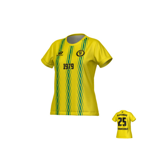 Zig Zag Womens Jersey - Yellow