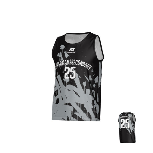 Paint Sports Singlet - Black