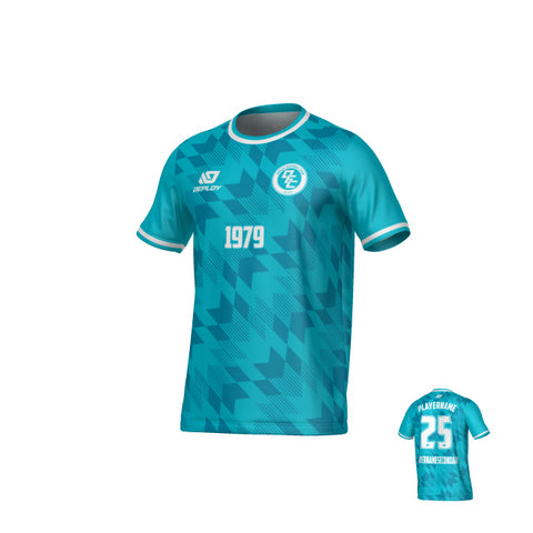 Leaves Jersey - Teal